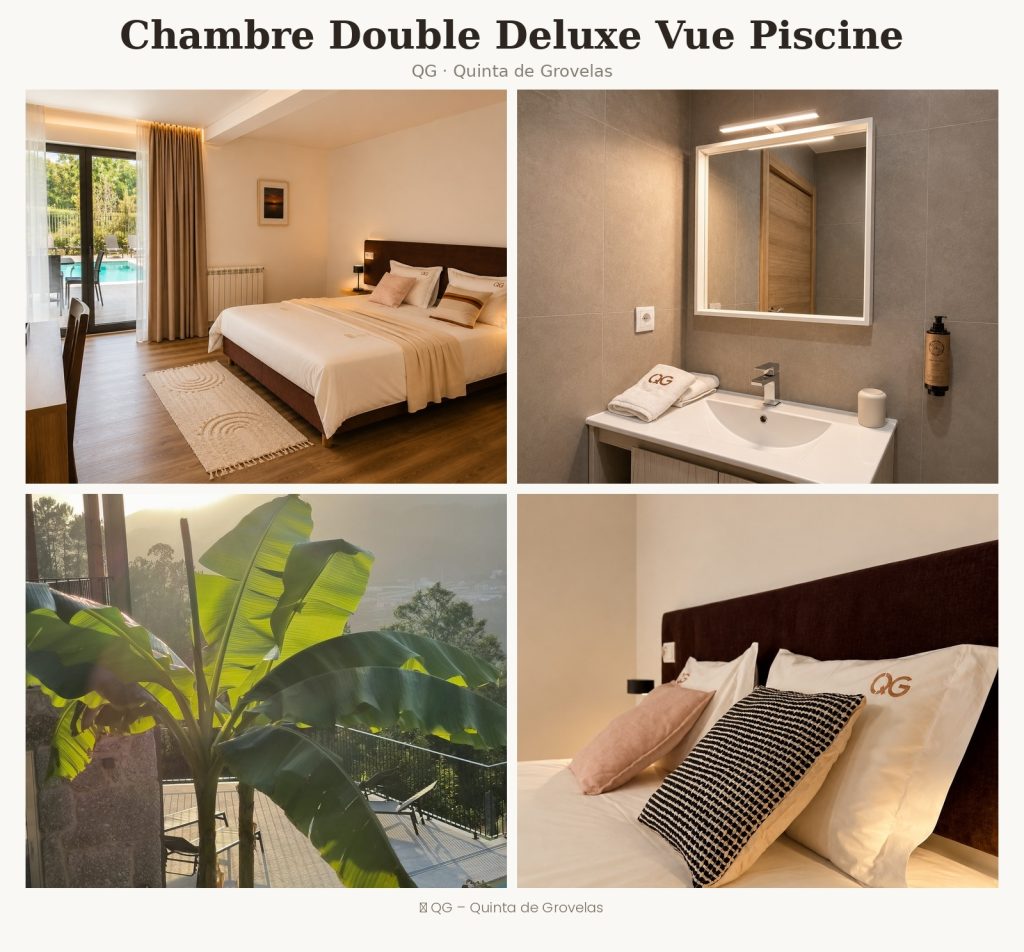 Chambre Double Deluxe Vue Piscine