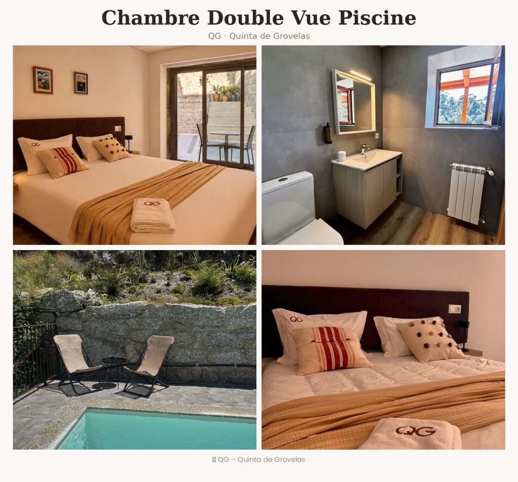 Chambre Double Vue Piscine
